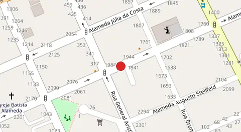 Mapa da localização