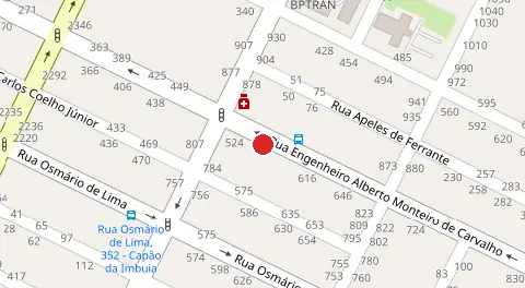 Mapa da localização