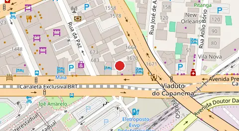 Mapa da localização