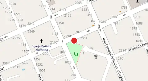 Mapa da localização