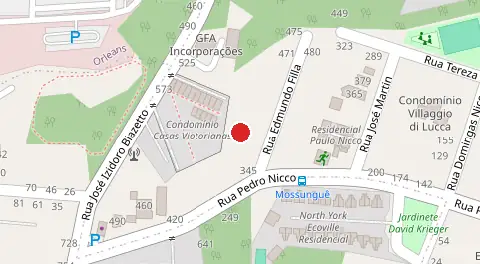 Mapa da localização