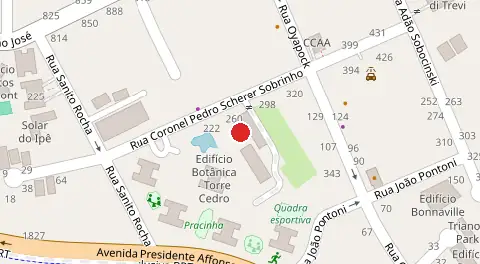 Mapa da localização