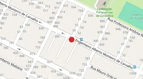 Mapa da localização