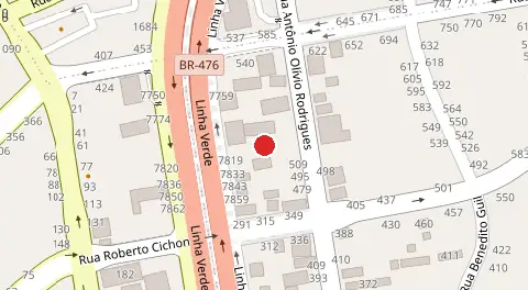 Mapa da localização