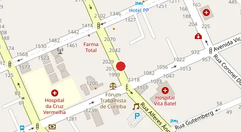 Mapa da localização