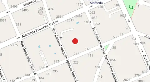 Mapa da localização
