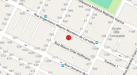 Mapa da localização