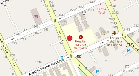 Mapa da localização