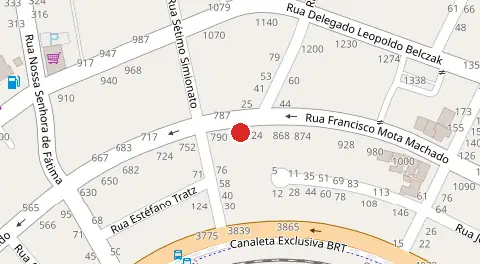 Mapa da localização
