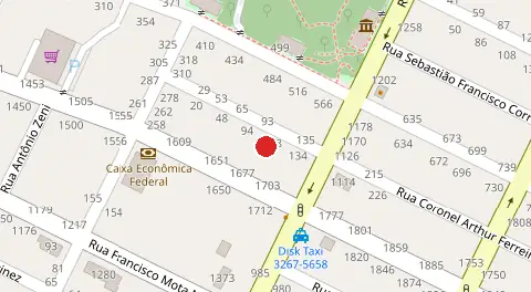 Mapa da localização