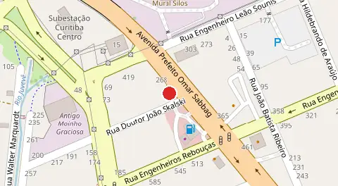 Mapa da localização