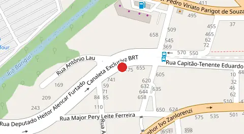 Mapa da localização