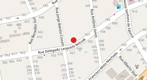 Mapa da localização