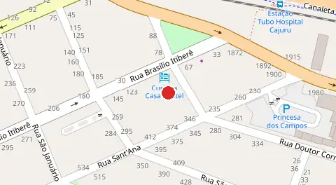 Mapa da localização
