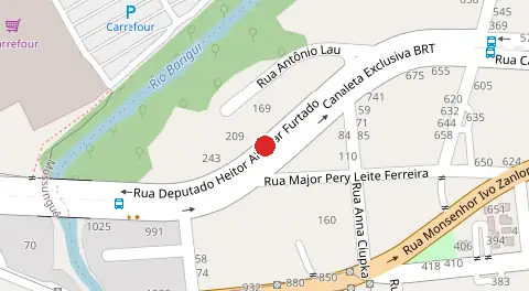 Mapa da localização