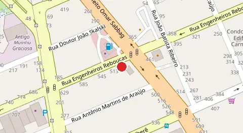 Mapa da localização
