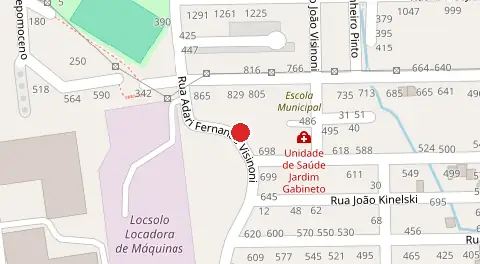 Mapa da localização