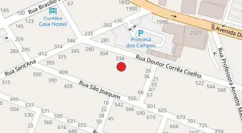 Mapa da localização
