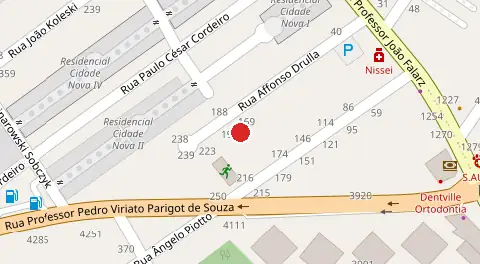 Mapa da localização