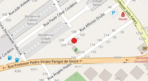 Mapa da localização