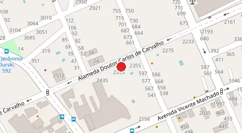 Mapa da localização