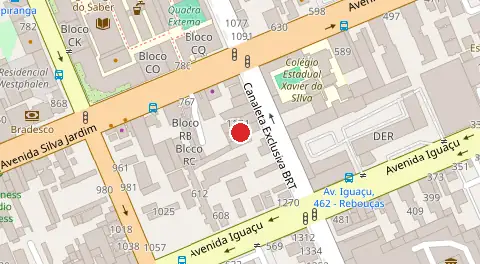 Mapa da localização