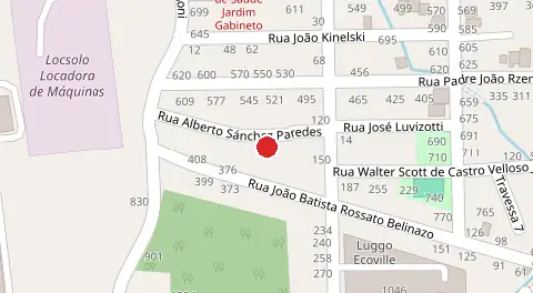 Mapa da localização