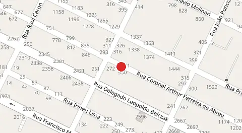 Mapa da localização