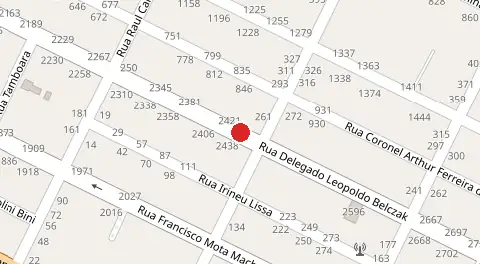 Mapa da localização