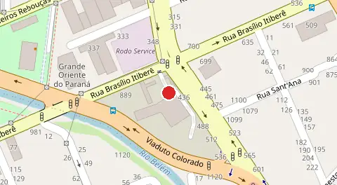 Mapa da localização