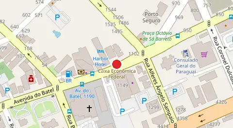 Mapa da localização