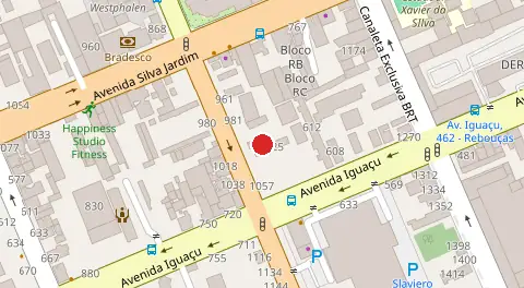 Mapa da localização