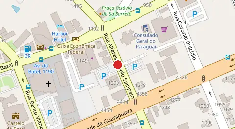 Mapa da localização
