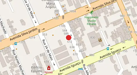Mapa da localização