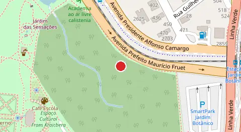 Mapa da localização
