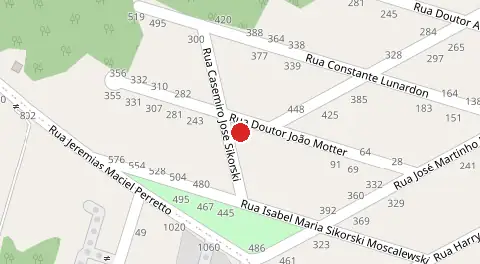 Mapa da localização
