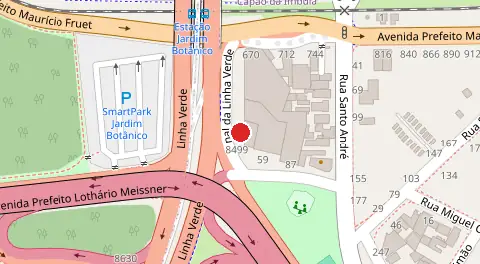 Mapa da localização