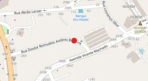 Mapa da localização
