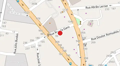 Mapa da localização