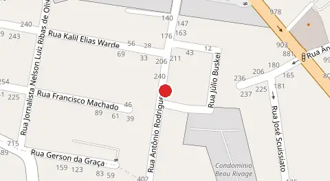 Mapa da localização