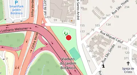 Mapa da localização