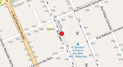 Mapa da localização