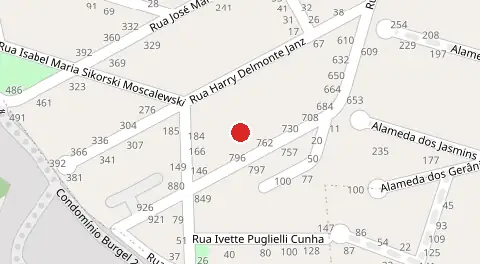 Mapa da localização
