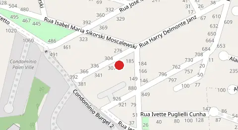 Mapa da localização