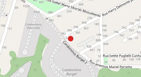 Mapa da localização