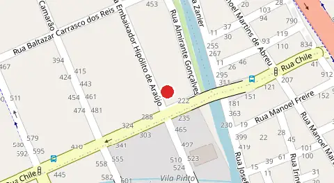 Mapa da localização