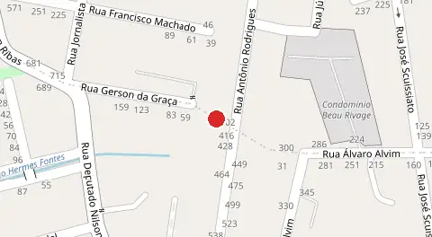Mapa da localização
