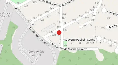 Mapa da localização