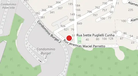 Mapa da localização