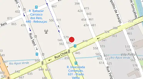 Mapa da localização